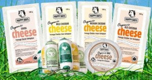 Organic cheeses by Happy Days