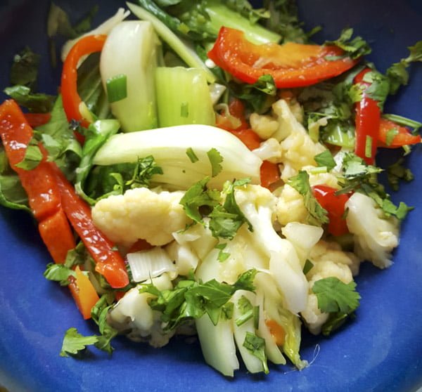 Organic Bok Choy & Cauliflower Stir Fry