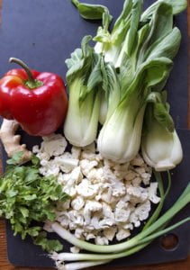 bok choy stir fry ingredients