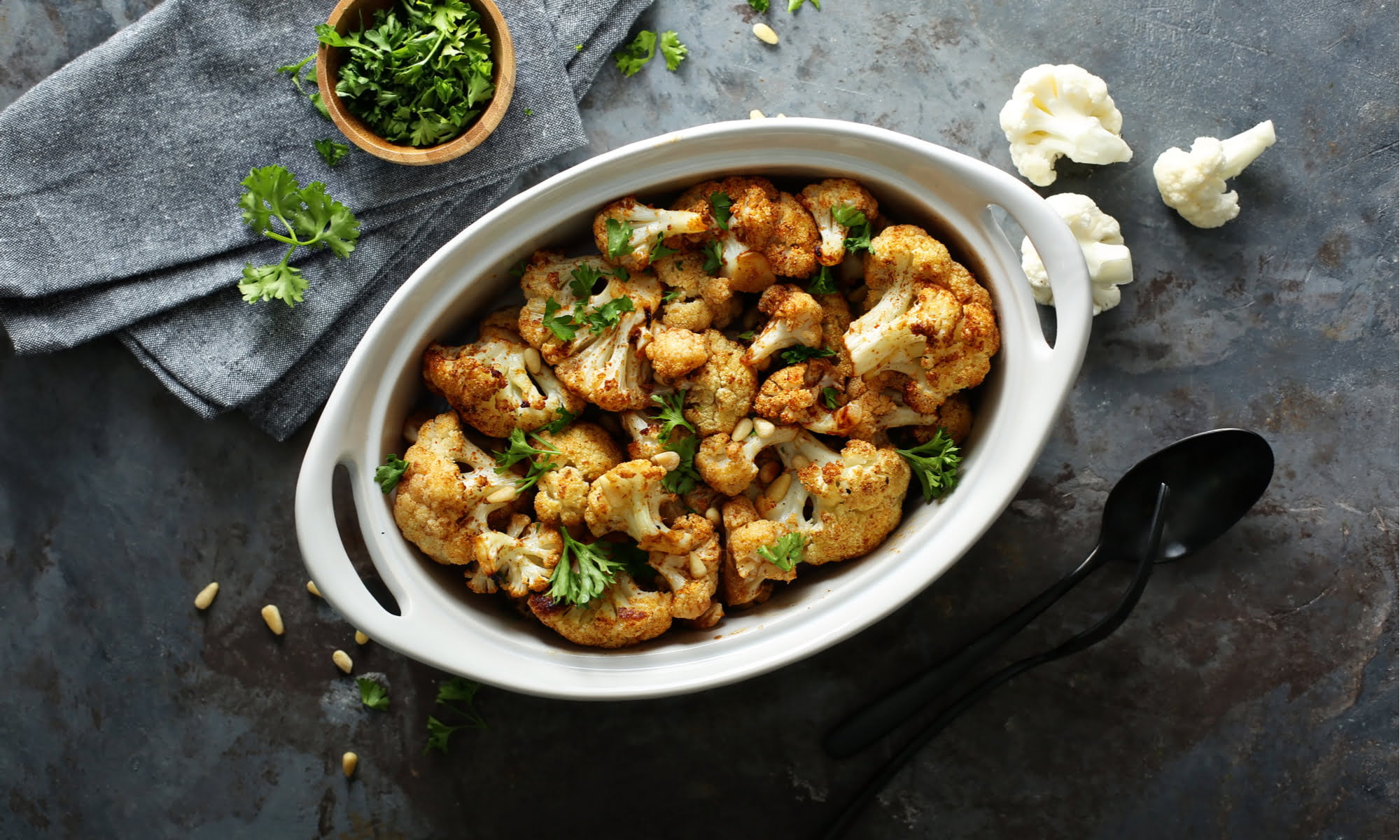 Crispy, Turmeric-Spiced, Perfectly Roasted Cauliflower