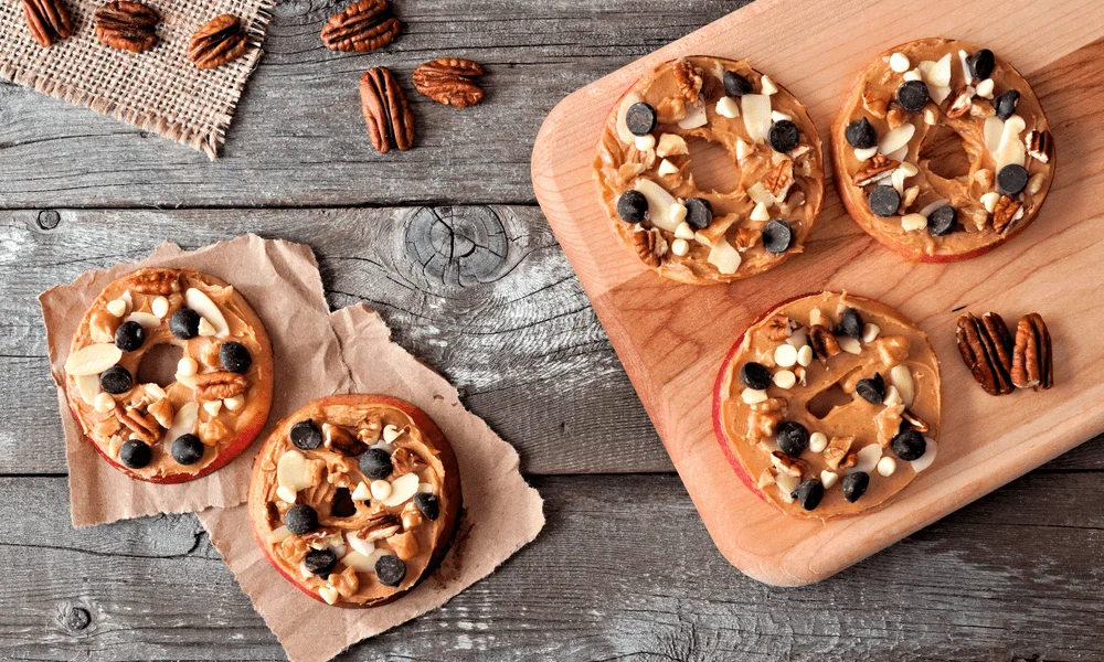 apple slices and nut butter