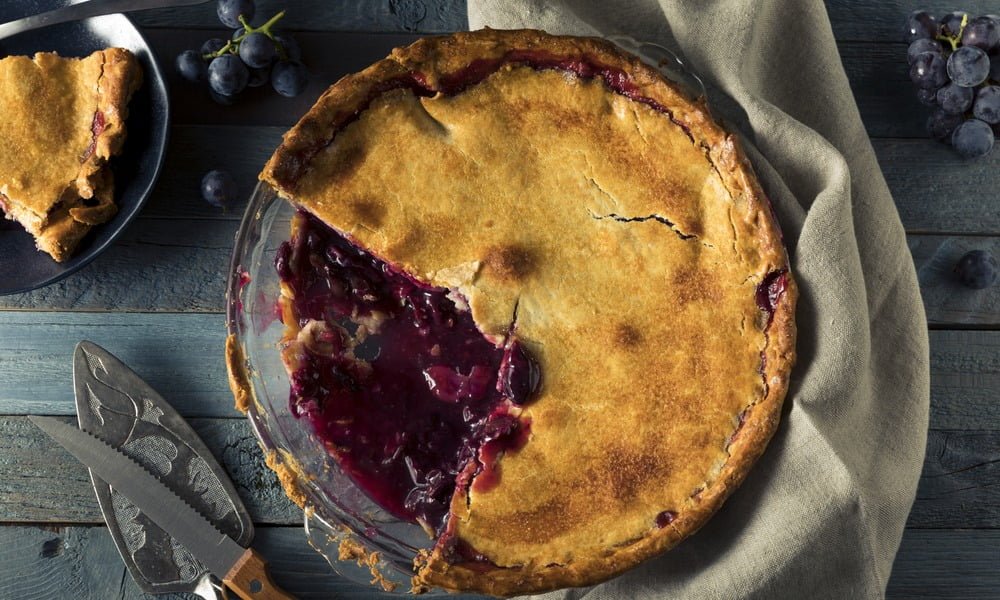 Coronation Grape Pie Recipe