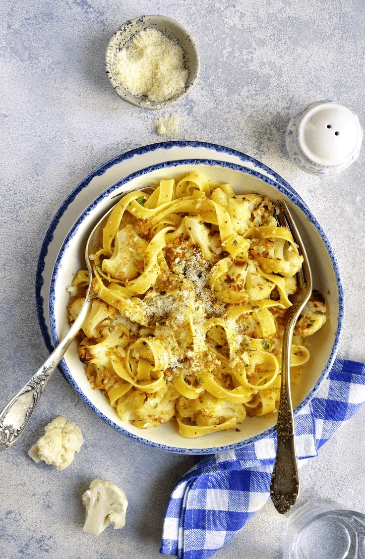 vegan cauliflower pasta
