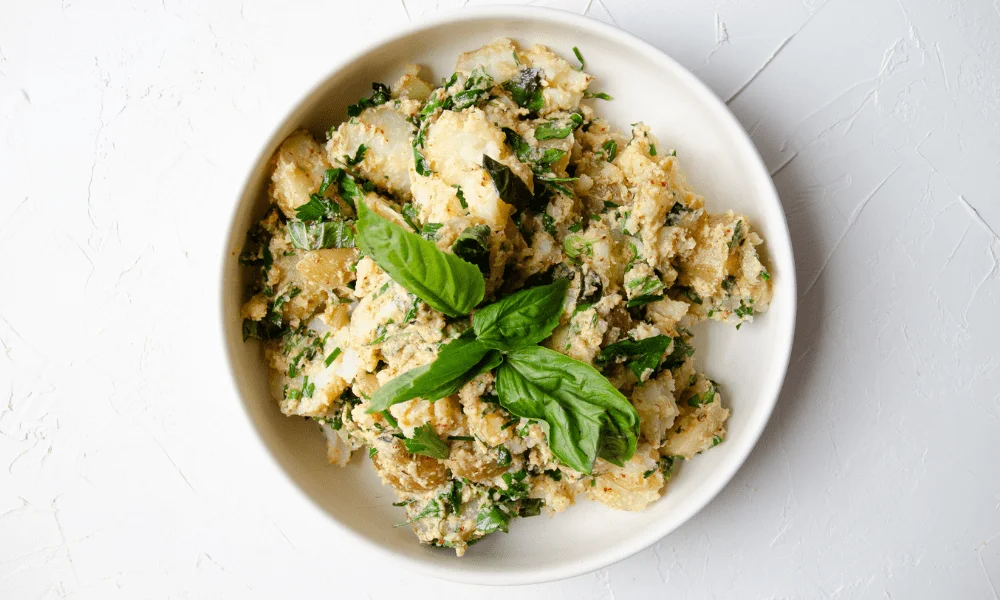 herby creamy potato salad